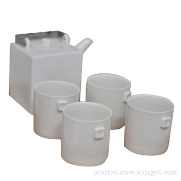 Ceramic Teapot in White